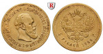 Russland, Alexander III., 5 Rubel 1888, 5,76 g fein, ss+