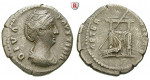 Römische Kaiserzeit, Faustina I., Frau des Antoninus Pius, Denar nach 141, ss