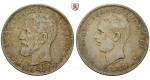 Rumänien, Carol I., 5 Lei 1906, 22,46 g fein, ss+