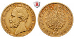 Deutsches Kaiserreich, Braunschweig, Wilhelm, 20 Mark 1875, Portrait / Reichsadler, A, ss-vz, J. 203