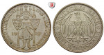 Weimarer Republik, 3 Reichsmark 1929, Meißen, E, f.vz, J. 338