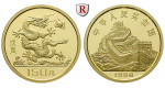China, Volksrepublik, 150 Yuan 1988, 7,2 g fein, PP
