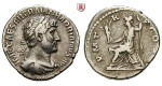 Römische Kaiserzeit, Hadrianus, Denar 121-123, ss+/ss