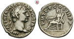 Römische Kaiserzeit, Traianus, Denar 100, ss+