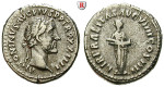 Römische Kaiserzeit, Antoninus Pius, Denar 160-161, ss-vz