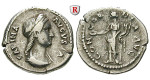 Römische Kaiserzeit, Sabina, Frau des Hadrianus, Denar 136-138, ss