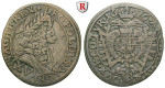 Römisch Deutsches Reich, Leopold I., 15 Kreuzer 1676, ss