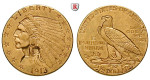 USA, 2 1/2 Dollars 1913, 3,75 g fein, vz