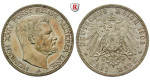 Deutsches Kaiserreich, Reuss-Greiz, Heinrich XXIV., 3 Mark 1909, A, ss-vz/vz+, J. 119