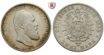 Deutsches Kaiserreich, Württemberg, Karl, 2 Mark 1888, F, ss, J. 172