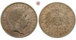 Deutsches Kaiserreich, Sachsen, Albert, 5 Mark 1895, E, ss-vz, J. 125