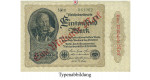 Inflation 1919-1924, 1 Md Mark 15.12.1922, I, Rb. 110b