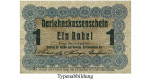 Darlehnskasse Ost, Posen, 1 Rubel 17.04.1916, III, Rb. 459c