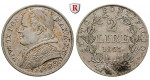Vatikan, Pius IX., 2 Lire 1867 (Jahr XXII), ss-vz