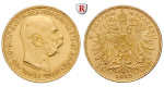 Österreich, Kaiserreich, Franz Joseph I., 10 Kronen 1912, 3,05 g fein, vz