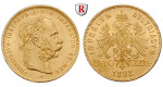 Österreich, Kaiserreich, Franz Joseph I., 8 Gulden 1892, 5,81 g fein, st