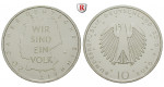 Bundesrepublik Deutschland, 10 Euro 2010, 20 Jahre Deutsche Einheit, A, bfr.