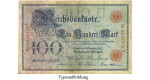 Reichsbanknoten und Reichskassenscheine, 100 Mark 18.12.1905, III, Rb. 23a
