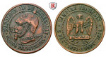 Frankreich, Napoleon III., Bronzemedaille 1870, ss+