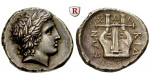 Makedonien, Chalkidische Liga, Tetradrachme um 350 v.Chr., vz