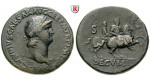 Römische Kaiserzeit, Nero, Sesterz 62-68, ss+/ss