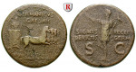 Römische Kaiserzeit, Germanicus, Dupondius 37-41, f.ss