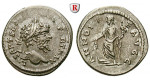 Römische Kaiserzeit, Septimius Severus, Denar 198-200, f.vz