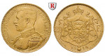 Belgien, Königreich, Albert I., 20 Francs 1914, 5,81 g fein, vz/vz+