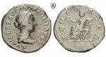 Römische Kaiserzeit, Lucilla, Frau des Lucius Verus, Denar 164-166, ss