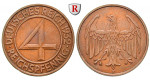 Weimarer Republik, 4 Reichspfennig 1932, F, ss-vz, J. 315