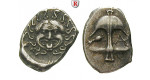 Thrakien-Donaugebiet, Apollonia Pontika, Drachme 5.-4.Jh. v.Chr., ss+