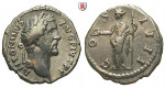 Römische Kaiserzeit, Antoninus Pius, Denar 147, ss+