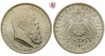 Deutsches Kaiserreich, Bayern, Luitpold, Prinzregent, 3 Mark 1911, 90. Geburtstag, D, vz-st, J. 49
