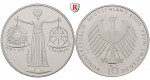 Bundesrepublik Deutschland, 10 DM 2000, EXPO 2000, ADFGJ komplett, PP, J. 474