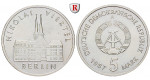 DDR, 5 Mark 1987, Nikolaiviertel, st, J. 1613