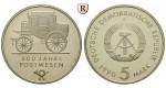 DDR, 5 Mark 1990, 500 Jahre Postwesen, PP, J. 1631