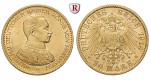 Deutsches Kaiserreich, Preussen, Wilhelm II., 20 Mark 1914, A, 7,17 g fein, vz, J. 253