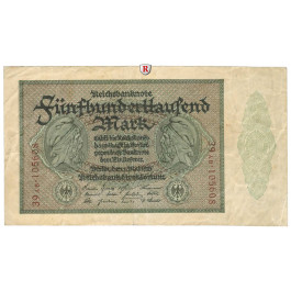 Inflation 1919-1924, 500000 Mark 01.05.1923, III, Rb. 87e