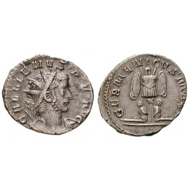 Römische Kaiserzeit, Gallienus, Antoninian 257-258, ss