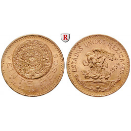 Mexiko, Vereinigte Staaten, 20 Pesos 1959, 15,0 g fein, vz-st