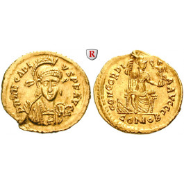 Römische Kaiserzeit, Arcadius, Solidus 397-402, f.vz