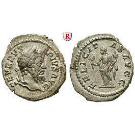 Römische Kaiserzeit, Septimius Severus, Denar 205, vz