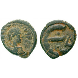 Byzanz, Anastasius I., Pentanummium (5 Nummi) 498-518, f.ss
