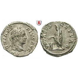 Römische Kaiserzeit, Caracalla, Denar 201-206, vz