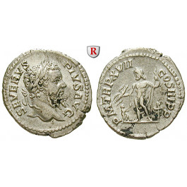 Römische Kaiserzeit, Septimius Severus, Denar 209, ss+
