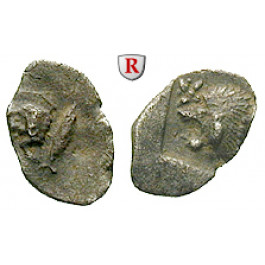 Mysien, Kyzikos, Hemiobol 450-400 v.Chr., s-ss