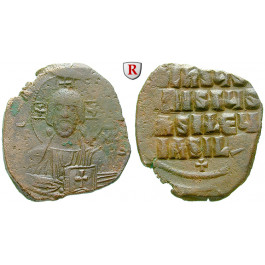 Byzanz, Basilius II. und Constantinus VIII., Follis 976-1025, ss