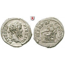 Römische Kaiserzeit, Septimius Severus, Denar 205, vz