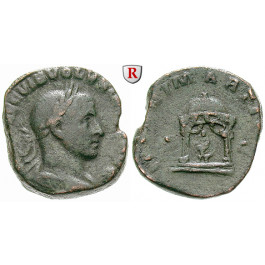 Römische Kaiserzeit, Volusianus, Sesterz 251-253, s-ss
