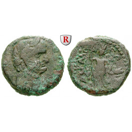 Römische Provinzialprägungen, Judaea, Askalon, Domitianus, Bronze 84-85, s+